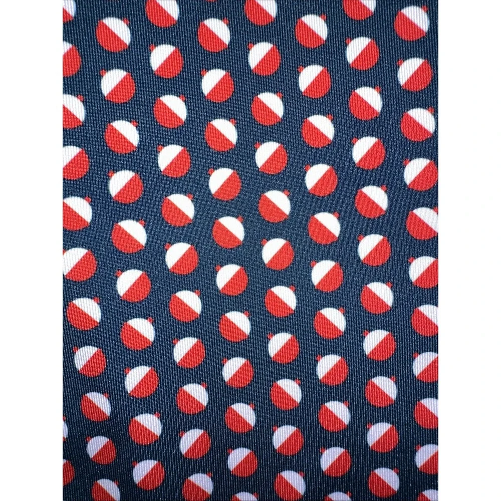 Waggle Men Bobby Golf Polo Size Small with all over Red Bobbers print‎ (005-7) - Picture 7 of 7